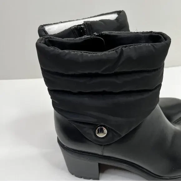 Alfani Belcalise lug sole puffer boots black - 9 - Picture 4 of 12